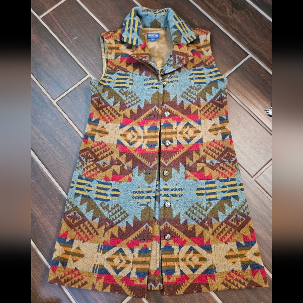Pendleton Wool Long Vest